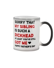Sorry My Sibling Is A Dickhead Australia Color Changing Mug thumbnail