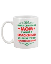 Mom I'm Not A Crackhead Mug back