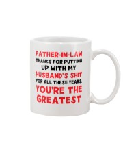 Put Up With Husband's Shit Mug front