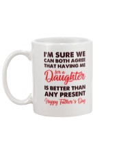 Me For Daughter Dad Mug back