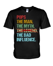 Pops Legend Bad Influence V-Neck T-Shirt thumbnail