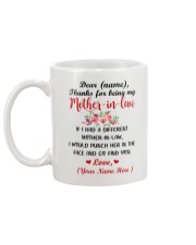 If I Had A Different Mother-in-law Personalized Mug back