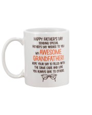 Happy Father's Day Card For Grandfather Mug back