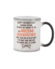 Happy Father's Day Card For Grandfather Color Changing Mug thumbnail
