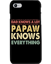 Dad Knows A Lot Papaw Knows Everything Phone Case thumbnail