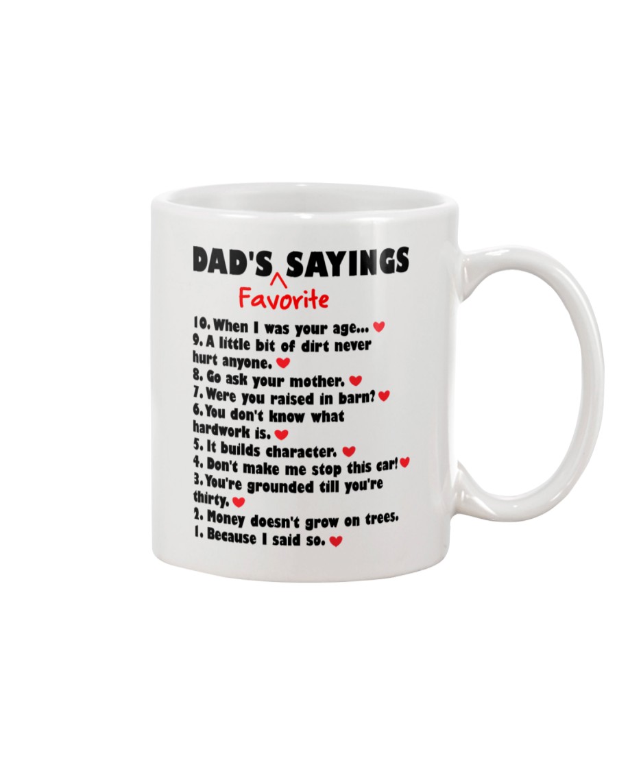 Dad's Favorite Sayings Mug