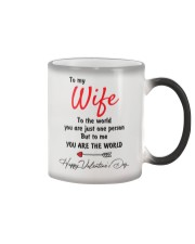 To My Wife The World Color Changing Mug thumbnail