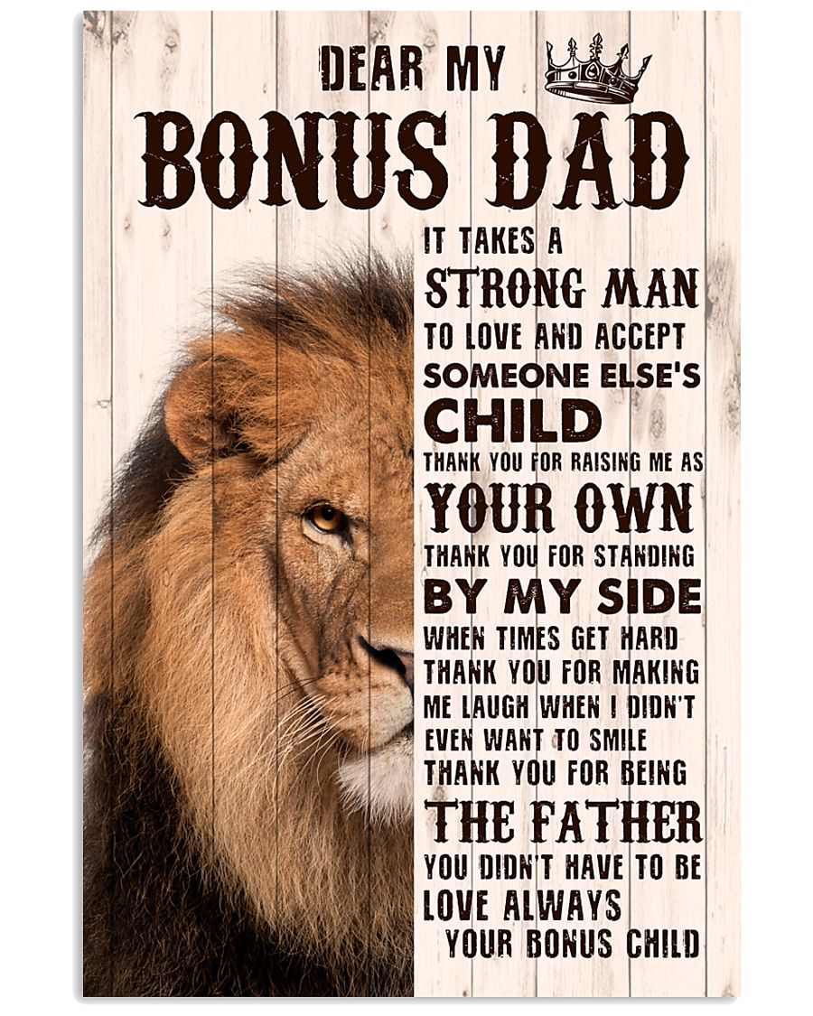 Thanks Bonus Dad 11x17 Poster