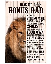 Thanks Bonus Dad 11x17 Poster front