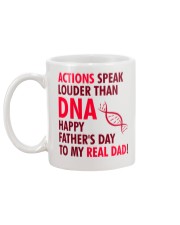 Actions Speak Louder Mug back