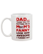 Put Me In Mom's Fanny Mug back