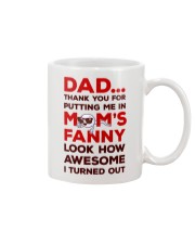 Put Me In Mom's Fanny Mug front