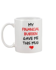 Financial Burden Gave Mug Mug back