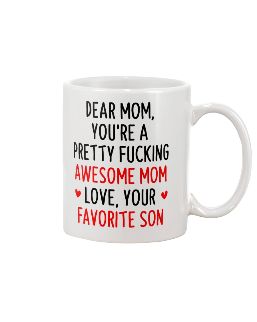 Awesome Mom Favorite Son Mug