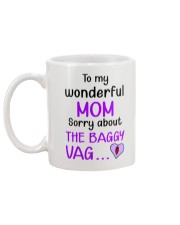 Sorry Baggy Vag Mug back