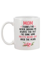 For Never Judging Me Mug back