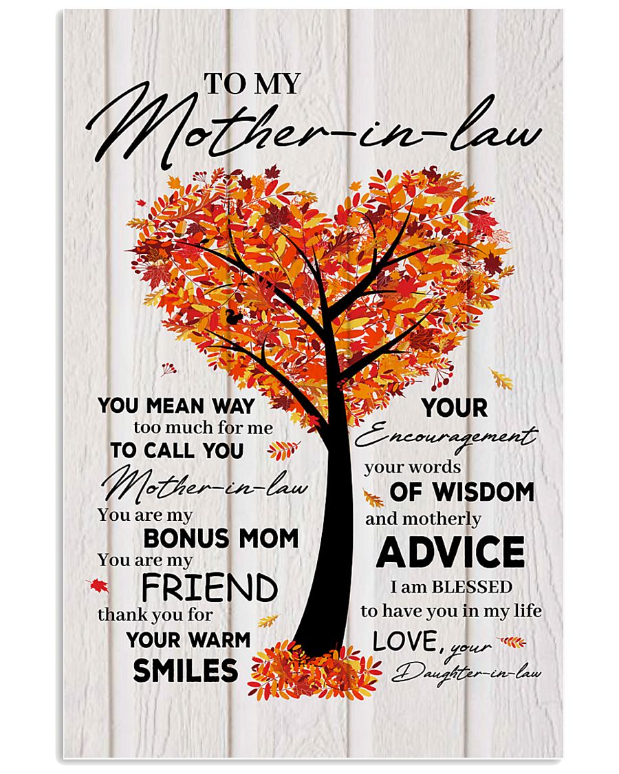 To My Mother-in-law 11x17 Poster