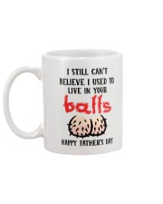 Used To Live In Your Balls Mug back