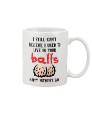 Used To Live In Your Balls Mug front
