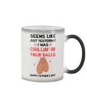 Chillin In Your Balls Color Changing Mug thumbnail