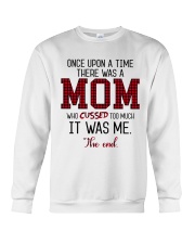 Once Upon A Mom Cuss Crewneck Sweatshirt thumbnail