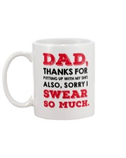 Sorry Swear So Much Mug back