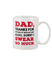 Sorry Swear So Much Mug front