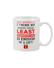 Me Being Your Least Disappointing Mug front