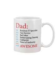 100 Percent Awesome Dad Mug front