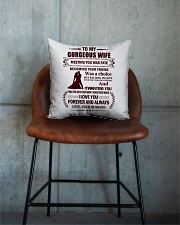 Falling In Love With You I Had No Control Square Pillowcase aos-pillow-square-front-lifestyle-04