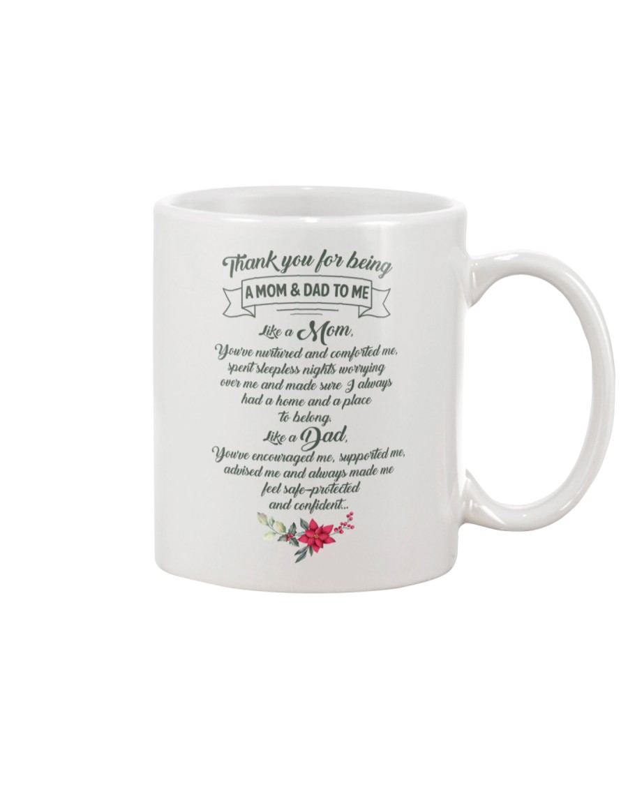 Thanks For Being Mom And Dad Mug