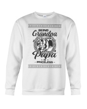 Papa Priceless Ugly Sweater Crewneck Sweatshirt thumbnail