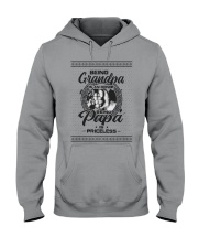 Papa Priceless Ugly Sweater Hooded Sweatshirt thumbnail