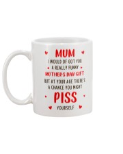 Mom Piss Yourself Mug back