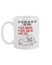 In case No One Told You Today Mug back