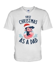 First Christmas Dad V-Neck T-Shirt thumbnail