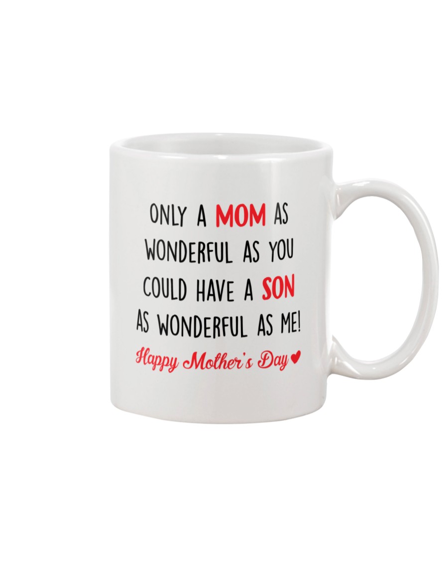 Mom Son As Wonderful Mug