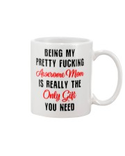 Being Awesome Mom Only Gift Mug front