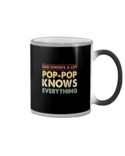 Dad Knows A Lot Pop-pop Knows Everything Color Changing Mug thumbnail