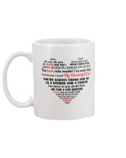 Dad Heart Shaped Mug back