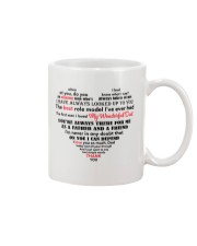 Dad Heart Shaped Mug front