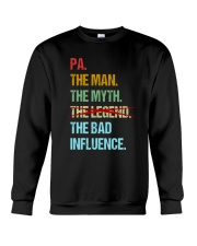 Pa Bad Influencer Crewneck Sweatshirt thumbnail