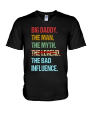 Big Daddy Bad Influencer V-Neck T-Shirt thumbnail