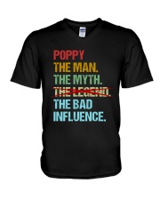 Poppy Legend Bad Influence V-Neck T-Shirt thumbnail