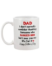 I Owe You My Life For It Mug back
