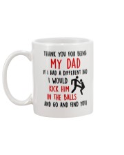 Kick Him In The Balls Mug back