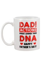 Actions Speak Louder Than DNA Mug back