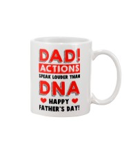 Actions Speak Louder Than DNA Mug front