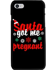 Santa Got Me Pregnant Phone Case thumbnail