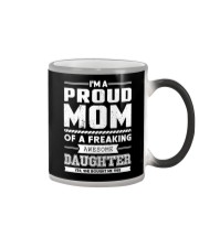 Proud Mom Of Freaking Awesome Daughter Color Changing Mug thumbnail